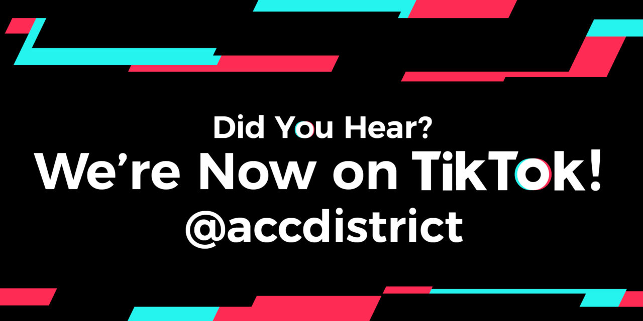 ACC is now on TikTok!