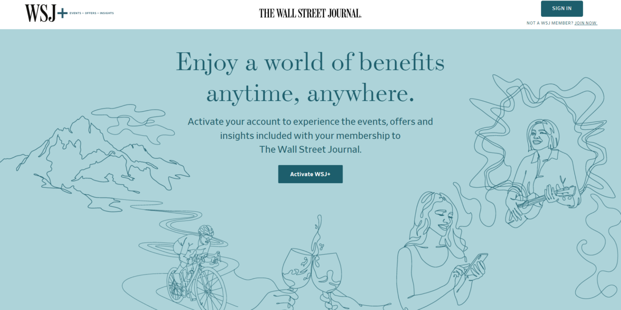 Free Wall Street Journal membership for Riverbats