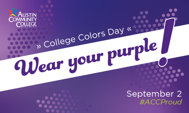 Go purple 9/2 for College Colors Day!