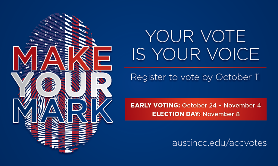 Make your mark! ACC provides support for November election