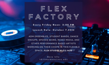 Flex Factory offers Arts & Digital Media students open mic opportunity