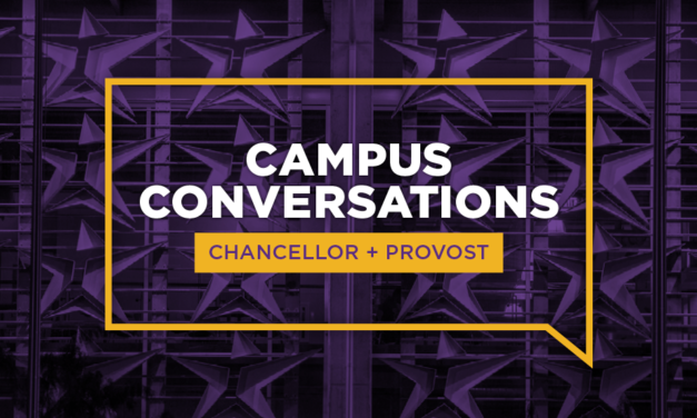 Join us May 4 for the final spring Campus Conversation