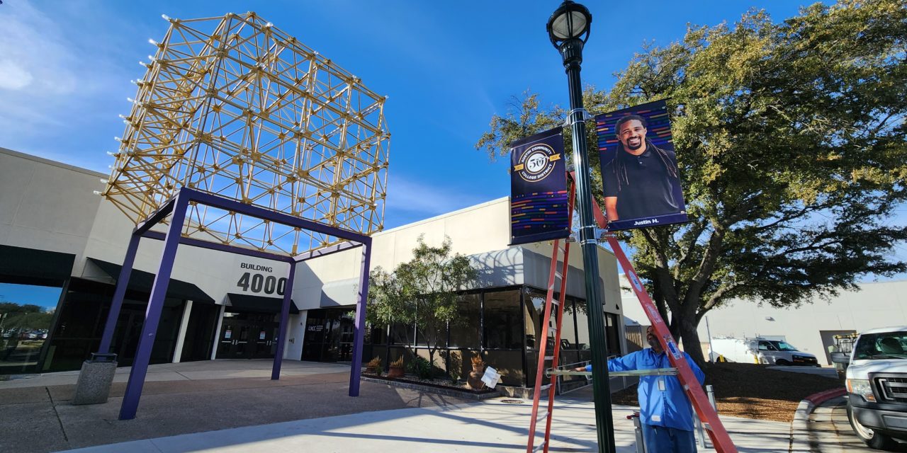 ACC’s 50th anniversary banners go up districtwide