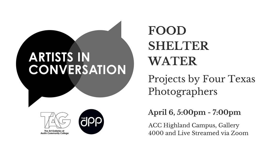 Join The Art Galleries at ACC for Artists in Conversation with Food, Shelter, Water artists