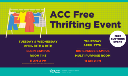 ACC Student Advocacy Center hosts free thrifting events in April
