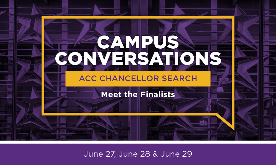 Learn more about ACC’s 3 Chancellor Search finalists