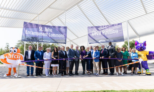 ACC celebrates grand opening of St. John Encampment Commons and UFCU Pavilion
