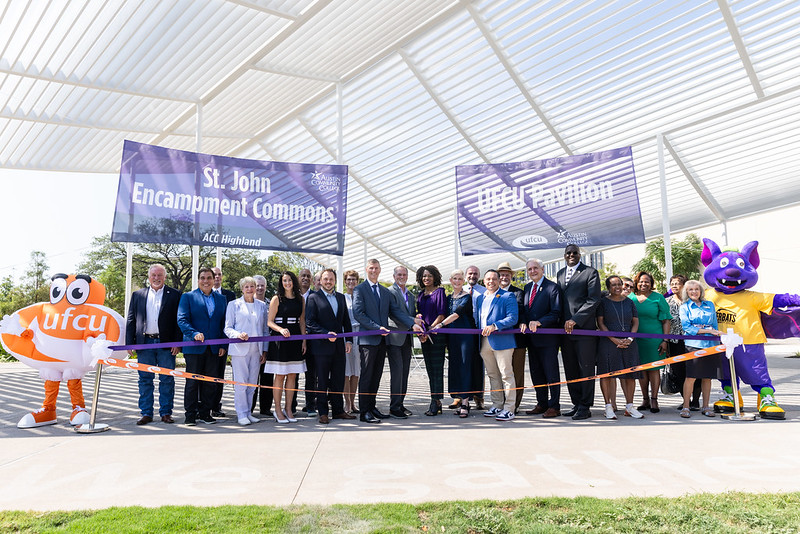 ACC celebrates grand opening of St. John Encampment Commons and UFCU Pavilion