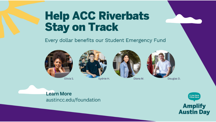 Help an ACC Student Out: Donate to the Student Emergency Fund during Amplify Austin
