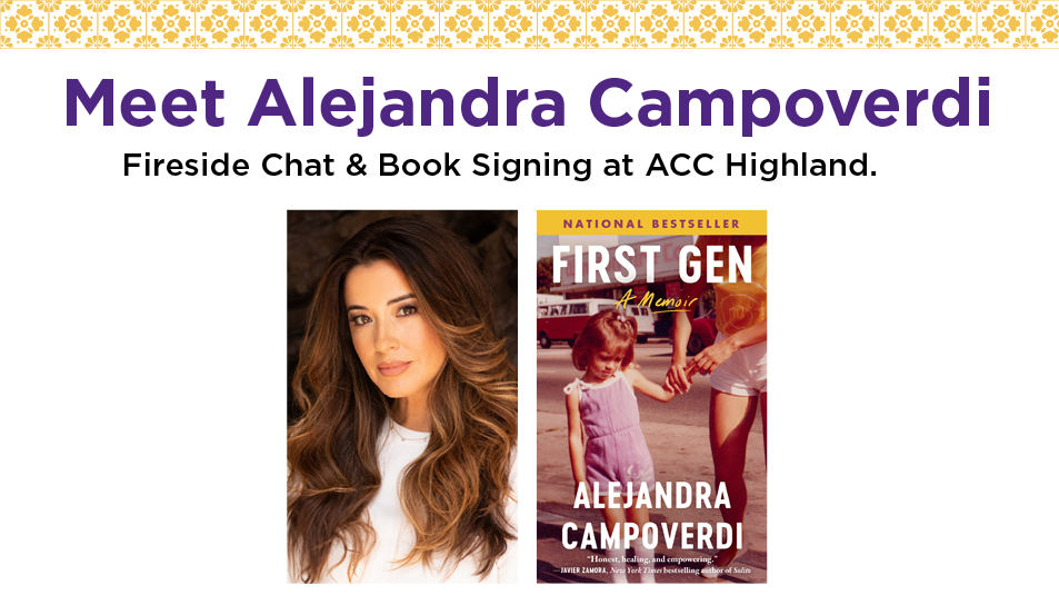 Meet the Author: ACC Hosts Fireside Chat with Alejandra Campoverdi