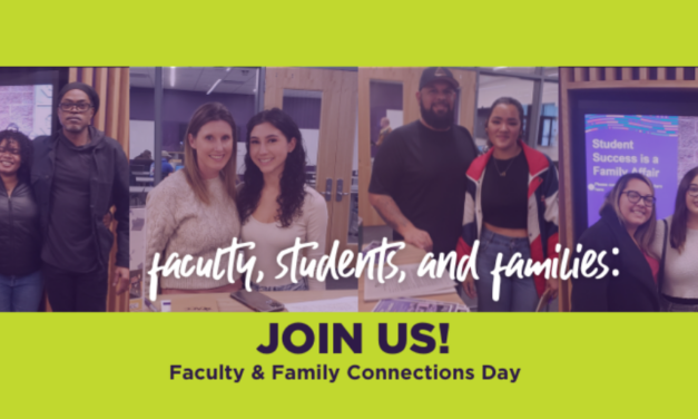 Faculty, Students, and Families: Join Us for Faculty and Family Connections Day