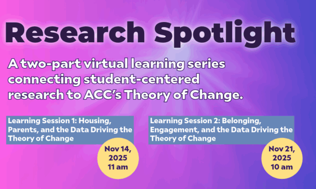 Research Spotlight: Connecting Recent Doctoral Research to ACC’s Theory of Change