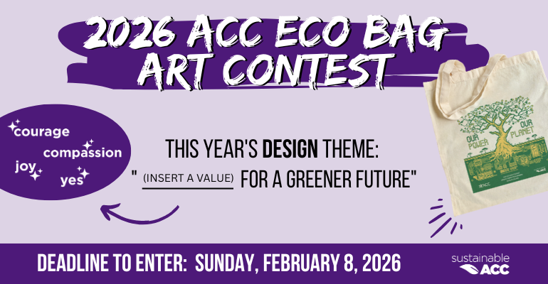 ACC’s 2026 Student Eco Bag Art Contest is Here