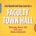 Faculty Town Hall Returns March 4
