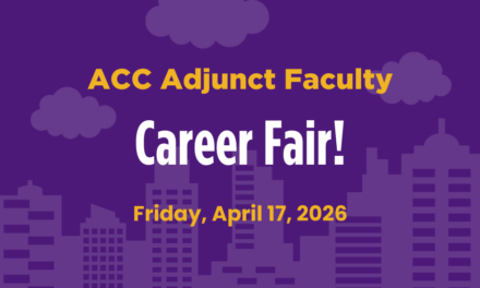 Explore Teaching Opportunities at ACC: Adjunct Career Fair Set for April 17
