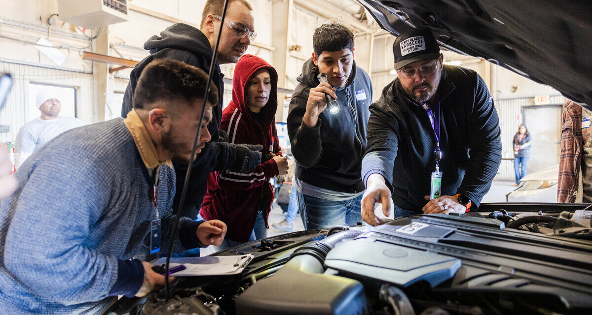Vehicle Taillight Clinic Spotlights Automotive Student Skills & Service