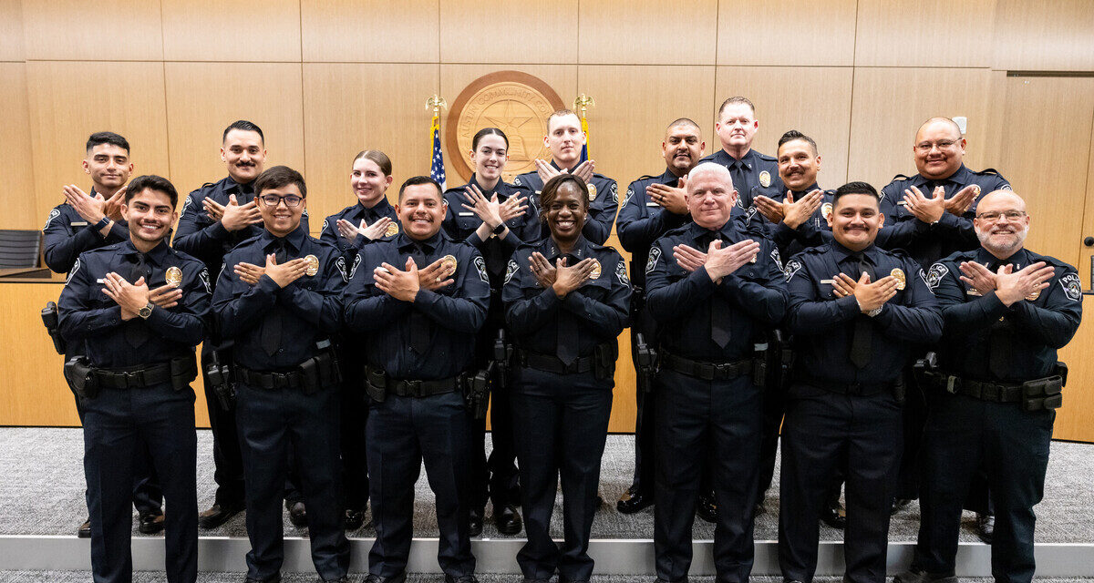ACC Swears In First Police Department Cadet Class