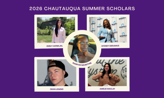 ACC Honors Students Selected for Chautauqua Summer Scholars in New York