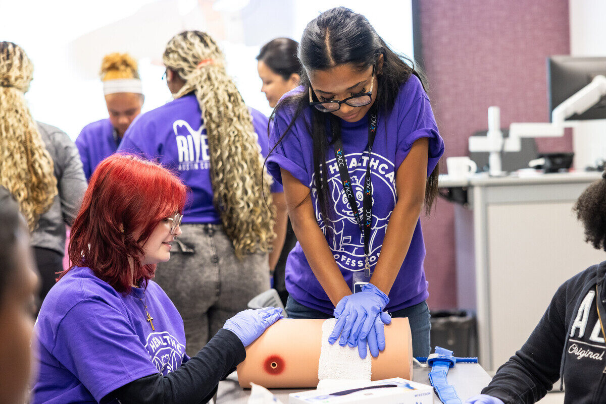 High school students from across Austin Community College District’s service area take part in Healthcare Exploration Week on Monday, June 22, 2026, at ACC Eastview Campus. The weeklong event gives students an opportunity to explore healthcare programs and career pathways through hands-on activities and campus experiences.