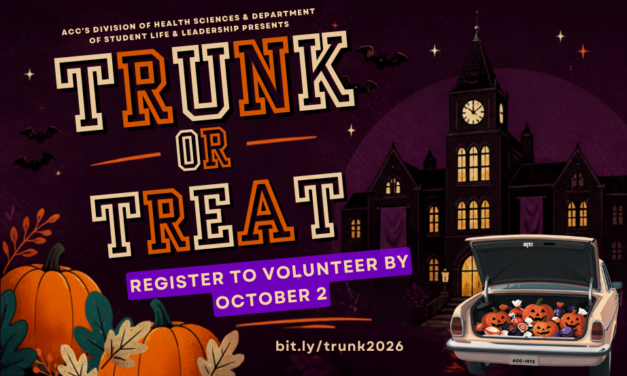 Represent Your Department at ACC’s Trunk or Treat