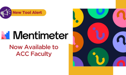Attend a Training: Mentimeter Now Available for ACC Employees