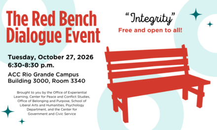 RSVP for the Fall 2026 Red Bench Dialogue Event: Integrity
